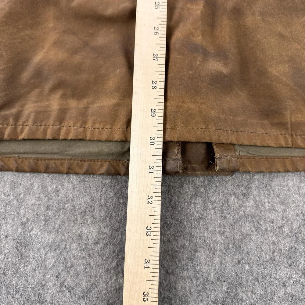 Filson Coat Mens XL Brown Waxed Cotton Canvas Field Hunting Workwear USA
